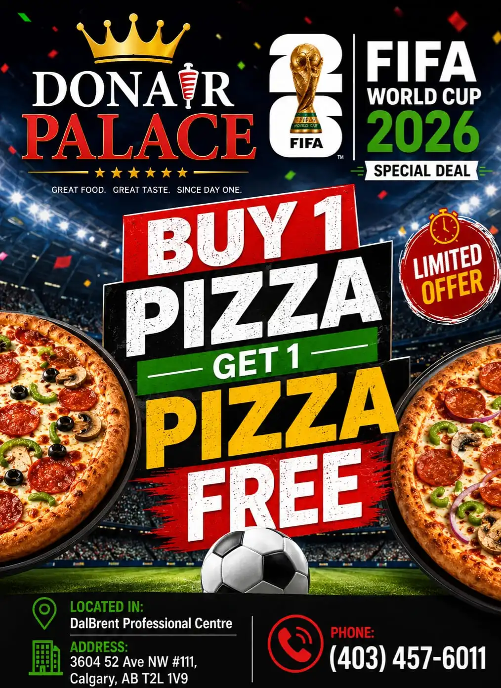 Donair Palace special offer